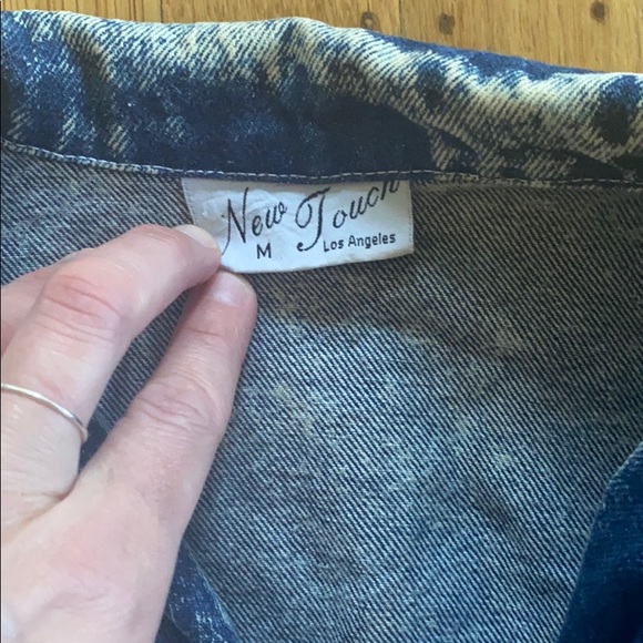 Vintage Acid Washed Denim Jacket - 100% Cotton - Picture 2 of 6